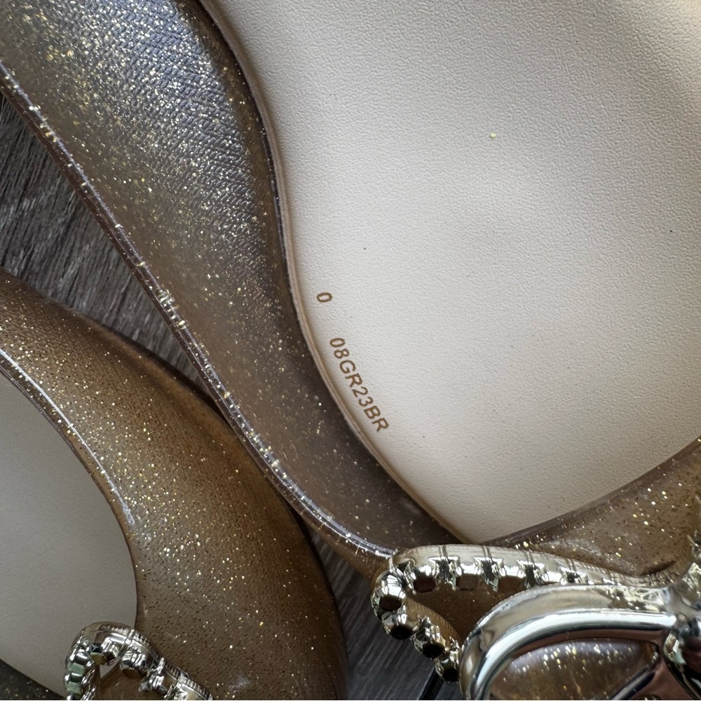 Mini Melissa Sweet Love Butterfly Ballerina Flats | Size:1 | Excellent Condition - Picture 2 of 7